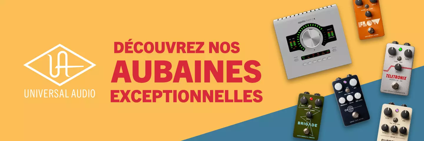 Profitez dnormes rabais sur les produits Universal Audio